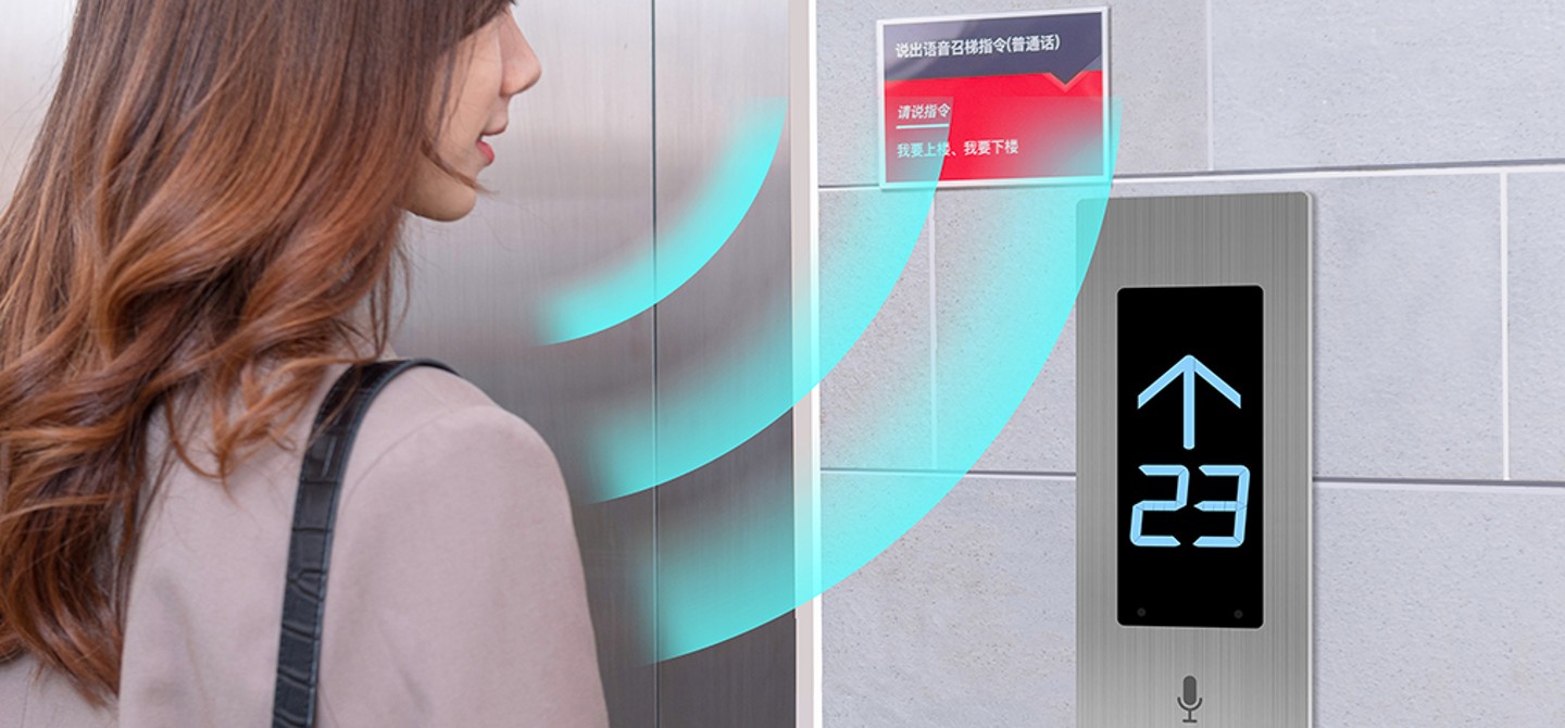Ліфтова система з голосовим управлінням